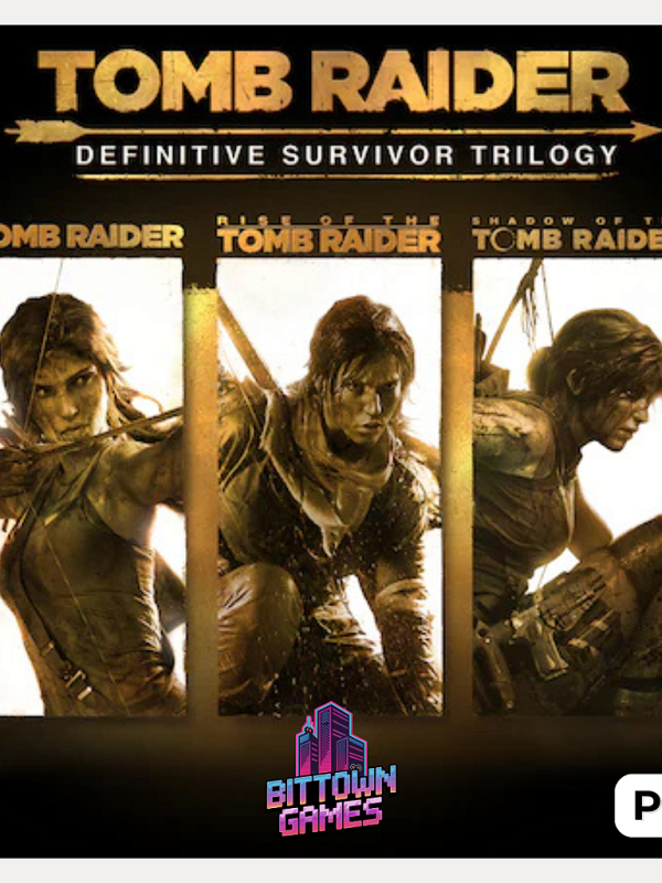 Tomb Raider: Definitive Survivor Trilogy PS5 Mídia Digital