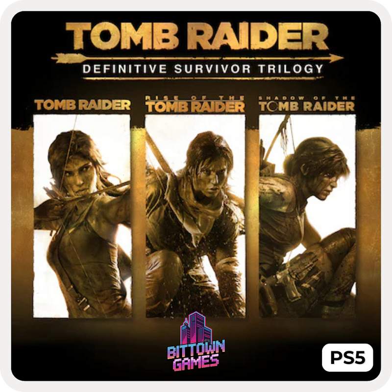 Tomb Raider: Definitive Survivor Trilogy PS5 Mídia Digital