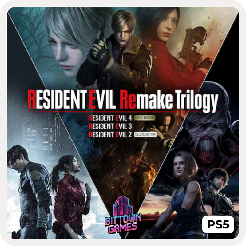 Resident Evil Remake Trilogy PS5 Mídia Digital