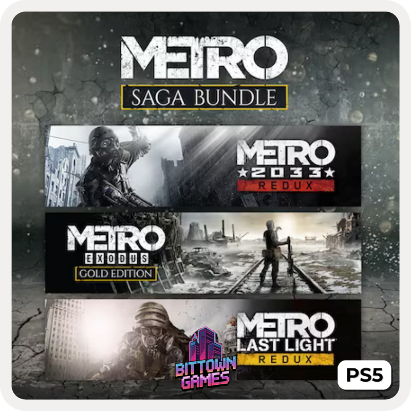 Conjunto Metro Saga PS5 Mídia Digital