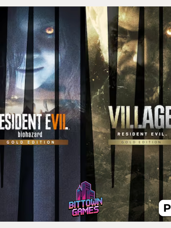 Resident Evil 7 Gold Edition + Village Gold Edition PS5 Mídia Digital