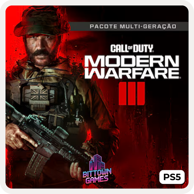 Call of Duty Modern Warfare III 3 PS5 Mídia Digital