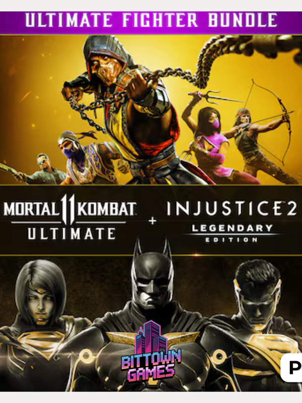 Mortal Kombat 11 Ultimate + Injustice 2 Edição Lendária PS5 Mídia Digital