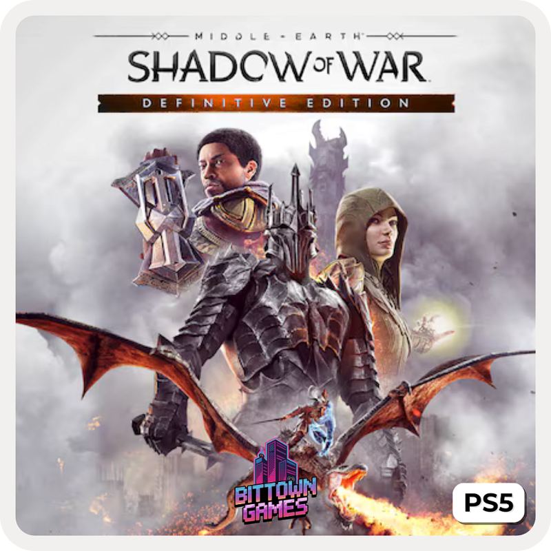 Terra-média: Sombras da Guerra Edição Definitiva PS5 Mídia Digital