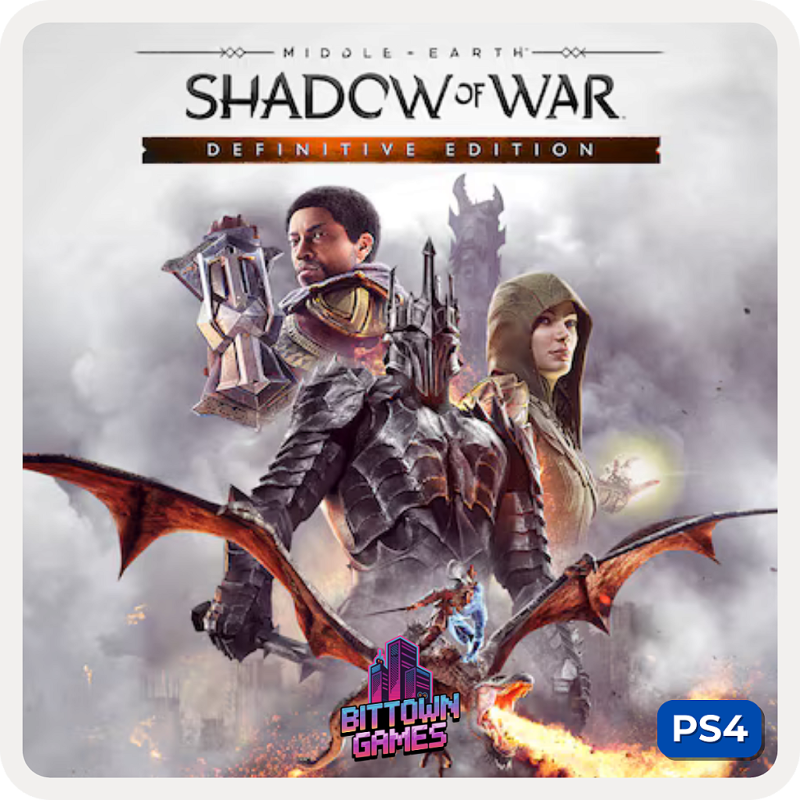 Terra-média: Sombras da Guerra Edição Definitiva PS4 Mídia Digital
