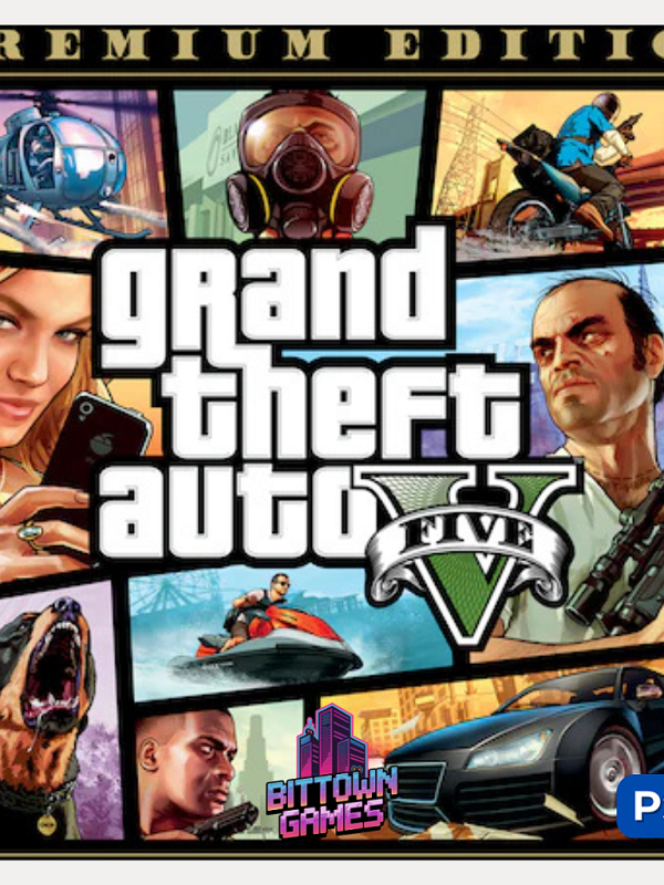 GTA Grand Theft Auto V 5 Edição Premium PS4 Mídia Digital