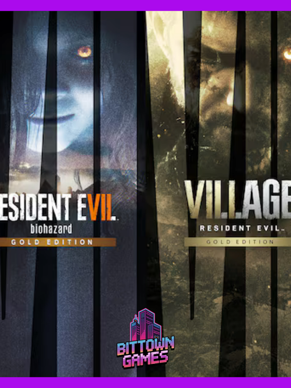 Resident Evil 7 Gold Edition + Village Gold Edition PS4 Mídia Digital