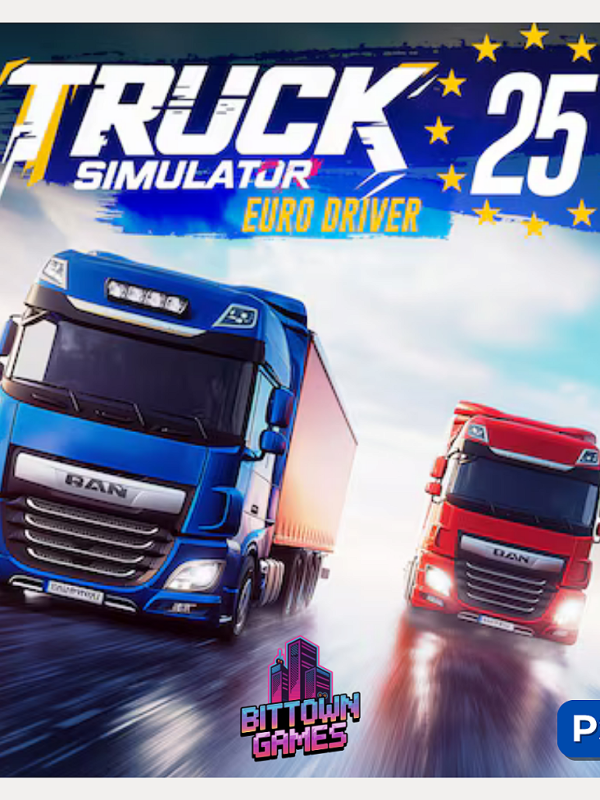 Truck Simulator 25: Euro Driver PS4 Mídia Digital