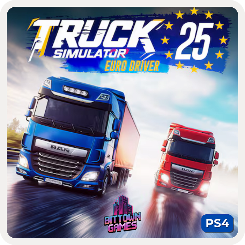 Truck Simulator 25: Euro Driver PS4 Mídia Digital