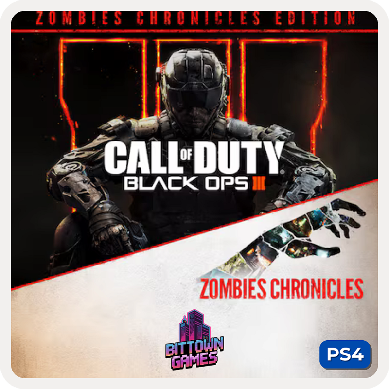 Call of Duty Black Ops 3 III + Zombies PS4 Mídia Digital