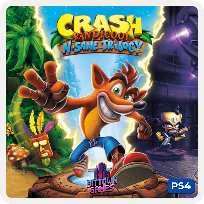 Crash Bandicoot N. Sane Trilogy PS4 Mídia Digital