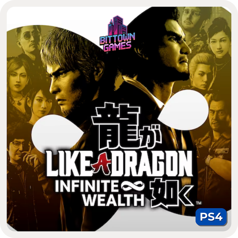 Like a Dragon: Infinite Wealth PS4 Mídia Digital