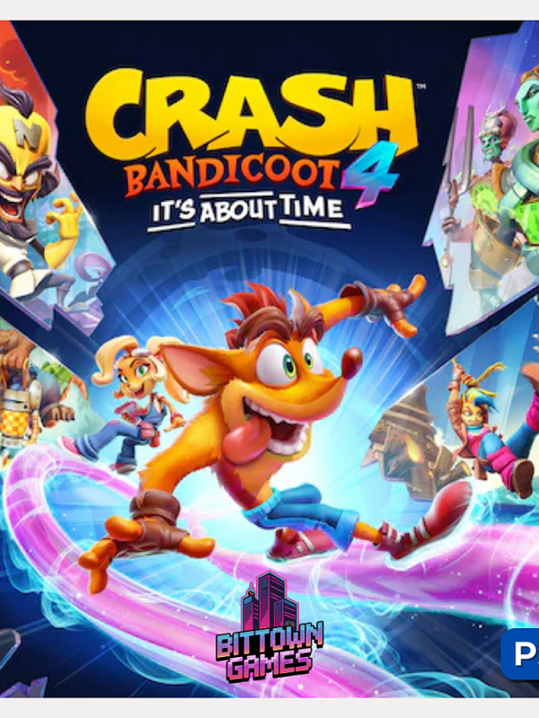 Crash Bandicoot 4 It's About Time PS4 Mídia Digital