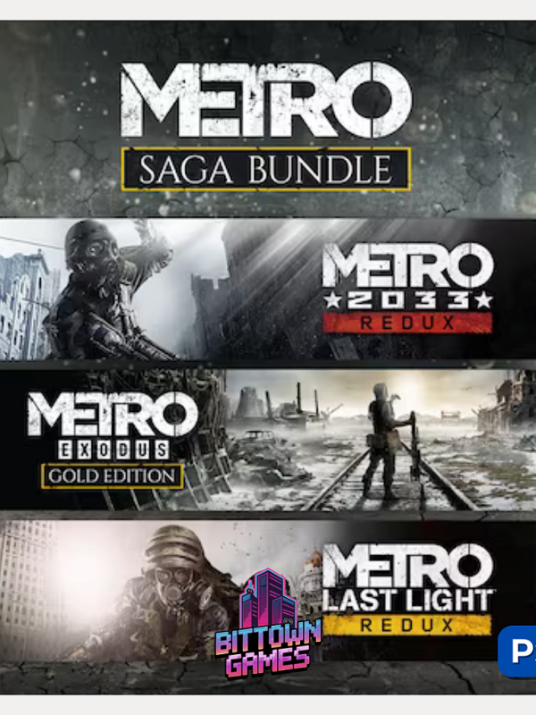Conjunto Metro Saga PS4 Mídia Digital