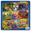 Pacote Triplo Crash + Spyro + Crash Team Racing PS5 Mídia Digital