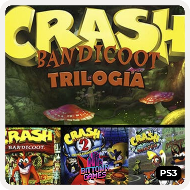 Crash Bandicoot Trilogia (PS1 Classic) PS3 Mídia Digital