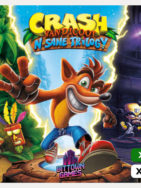 Crash Bandicoot N.Sane Trilogy Xbox One | Xbox Series Mídia Digital