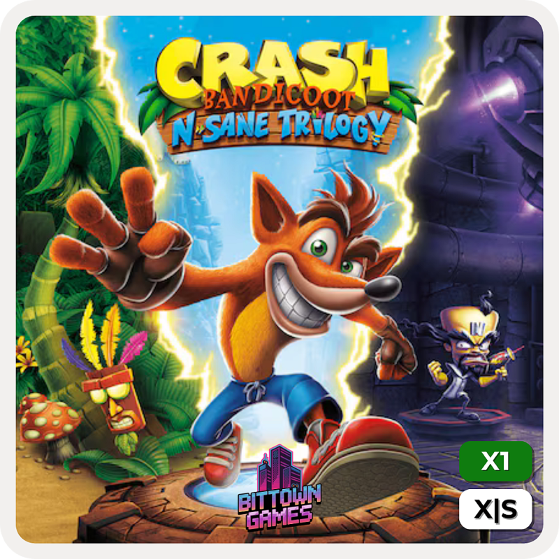 Crash Bandicoot N.Sane Trilogy Xbox One | Xbox Series Mídia Digital