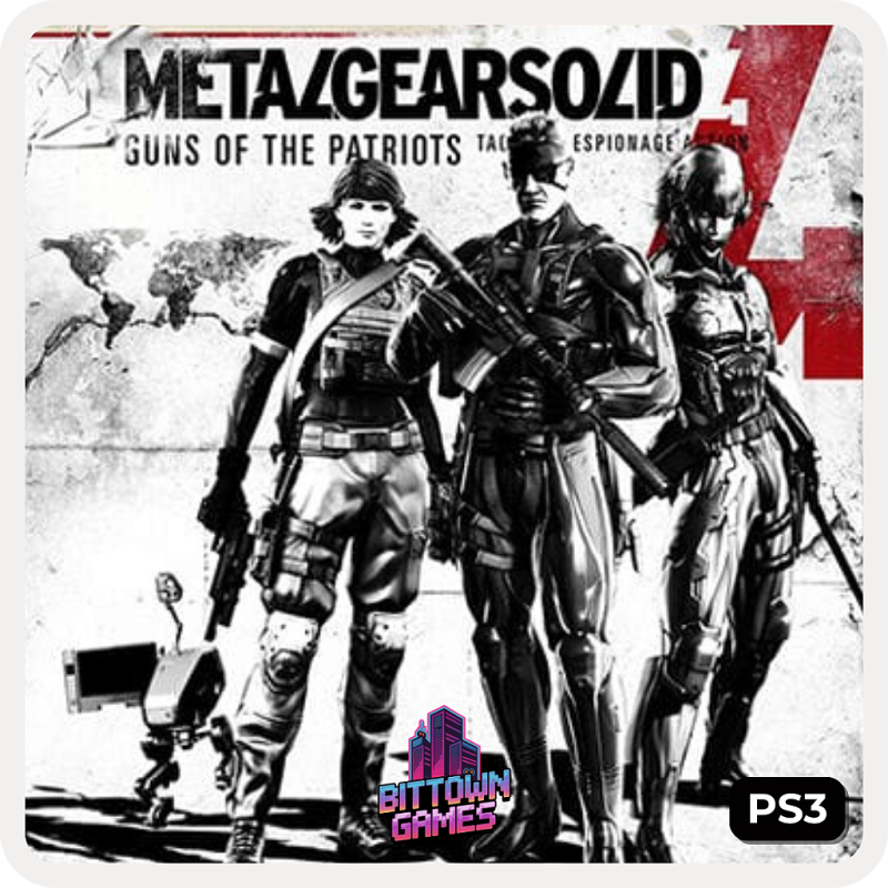 Metal Gear Solid 4: Guns Of The Patriots PS3 Mídia Digital
