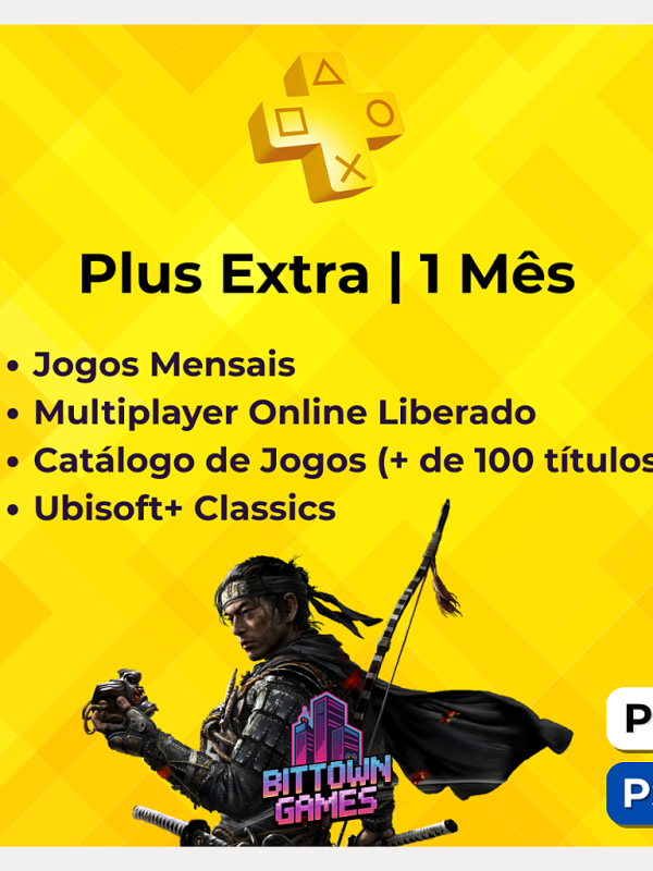 PSN Plus Extra 1 Mês Mídia Digital
