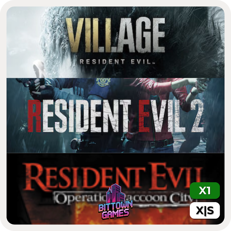 Resident Evil 2 + Village + Operation Raccoon City Xbox One | Xbox Series Mídia Digital