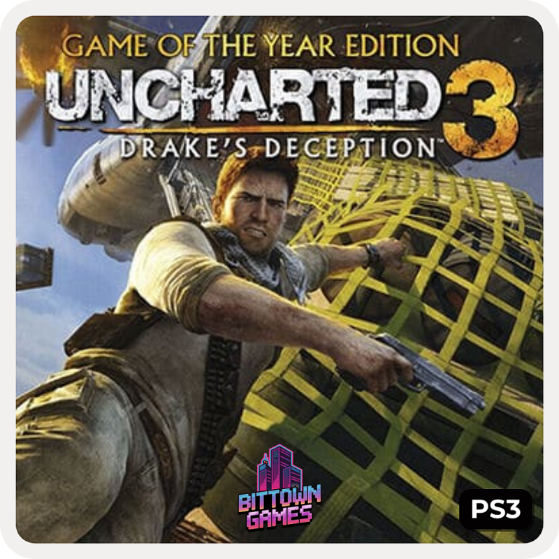 Uncharted 3: Drake’s Deception PS3 Mídia Digital